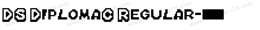 DS DiplomaC Regular字体转换